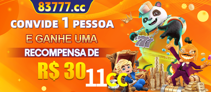 Banner institucional da 11cc sobre parceria de marcas e criação de uma marca de excelência, apresentando os mascotes de jogos populares como o Fortune Tiger.